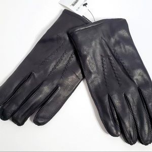 Fownes leather gloves knit lining Leather wool & cashmere lining. NWT Large
C